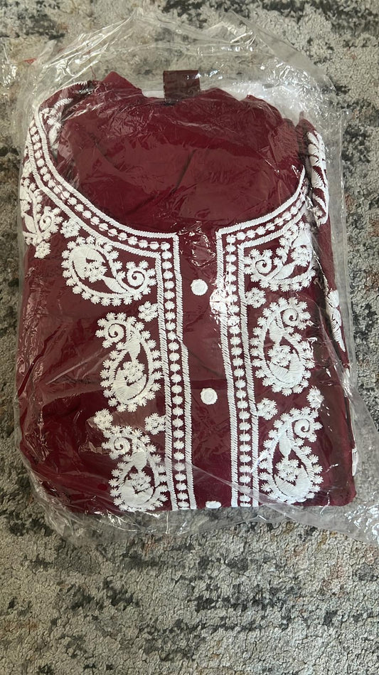 Beautiful women heavy embroidary Pakistani/indian readymade dress