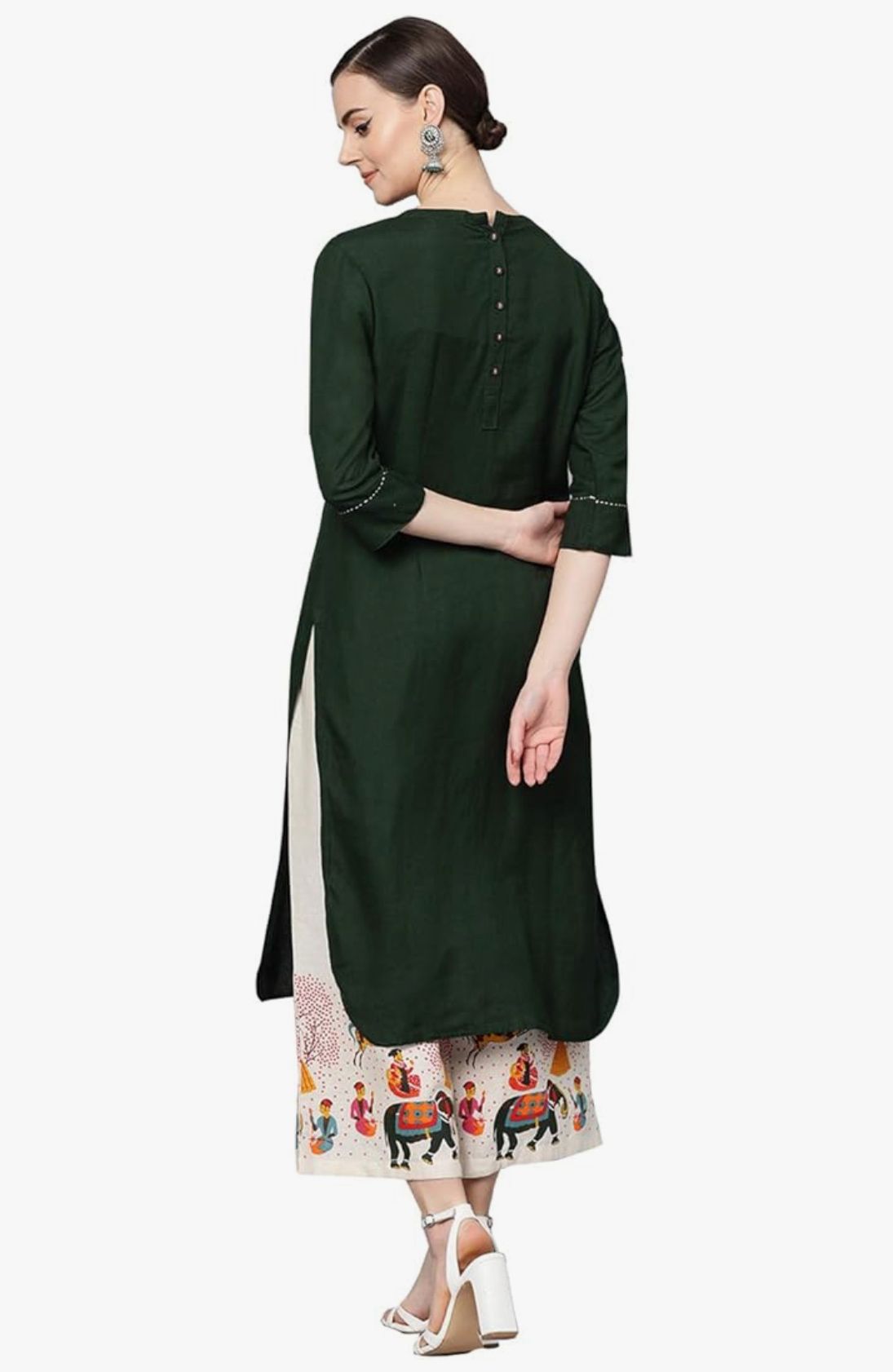 Beautiful women heavy embroidary Pakistani/indian readymade dress