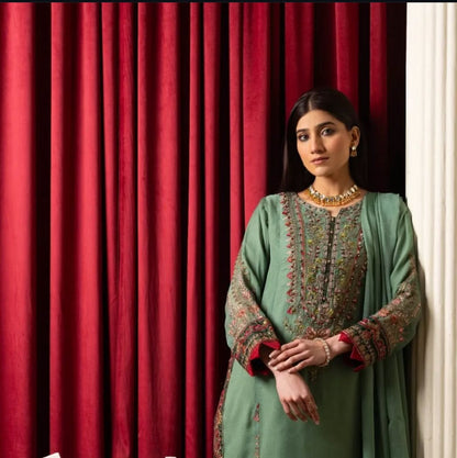 Beautiful women heavy embroidary Pakistani/indian readymade Dress