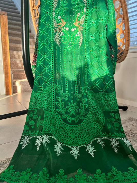 Beautiful women heavy embroidary Pakistani/indian Readymade dress