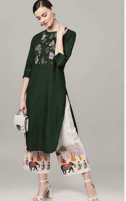 Beautiful women heavy embroidary Pakistani/indian readymade dress